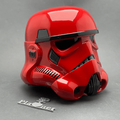 Crimson Stormtrooper Helmet / Magma Trooper / Red Stormtrooper helmet