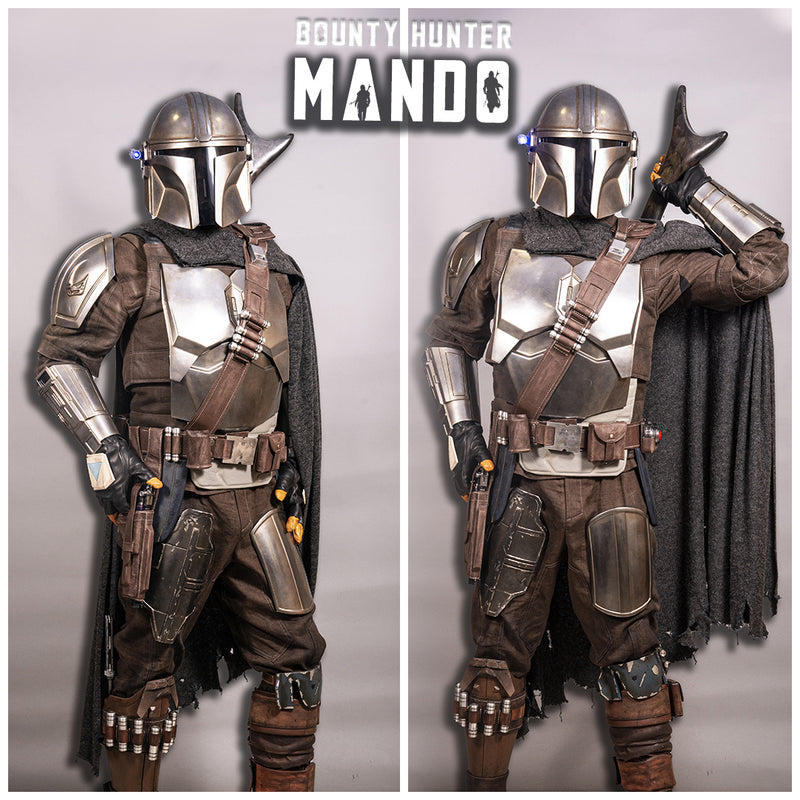 Mando Helmet / Beskar Helmet Replica / Mandaloriann armor