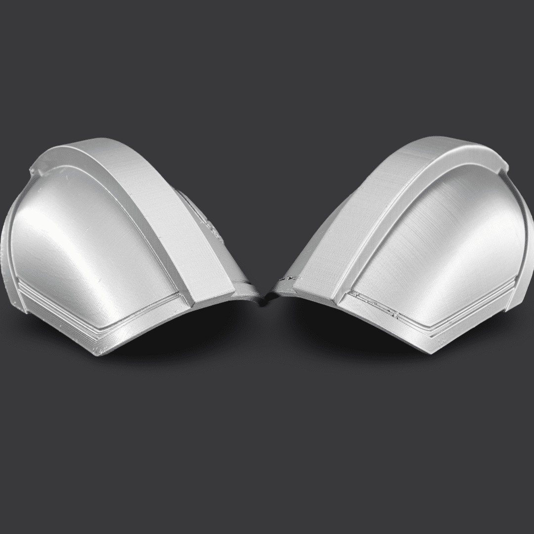 Mandalorian Shoulder Armor Raw Kit 3D Print