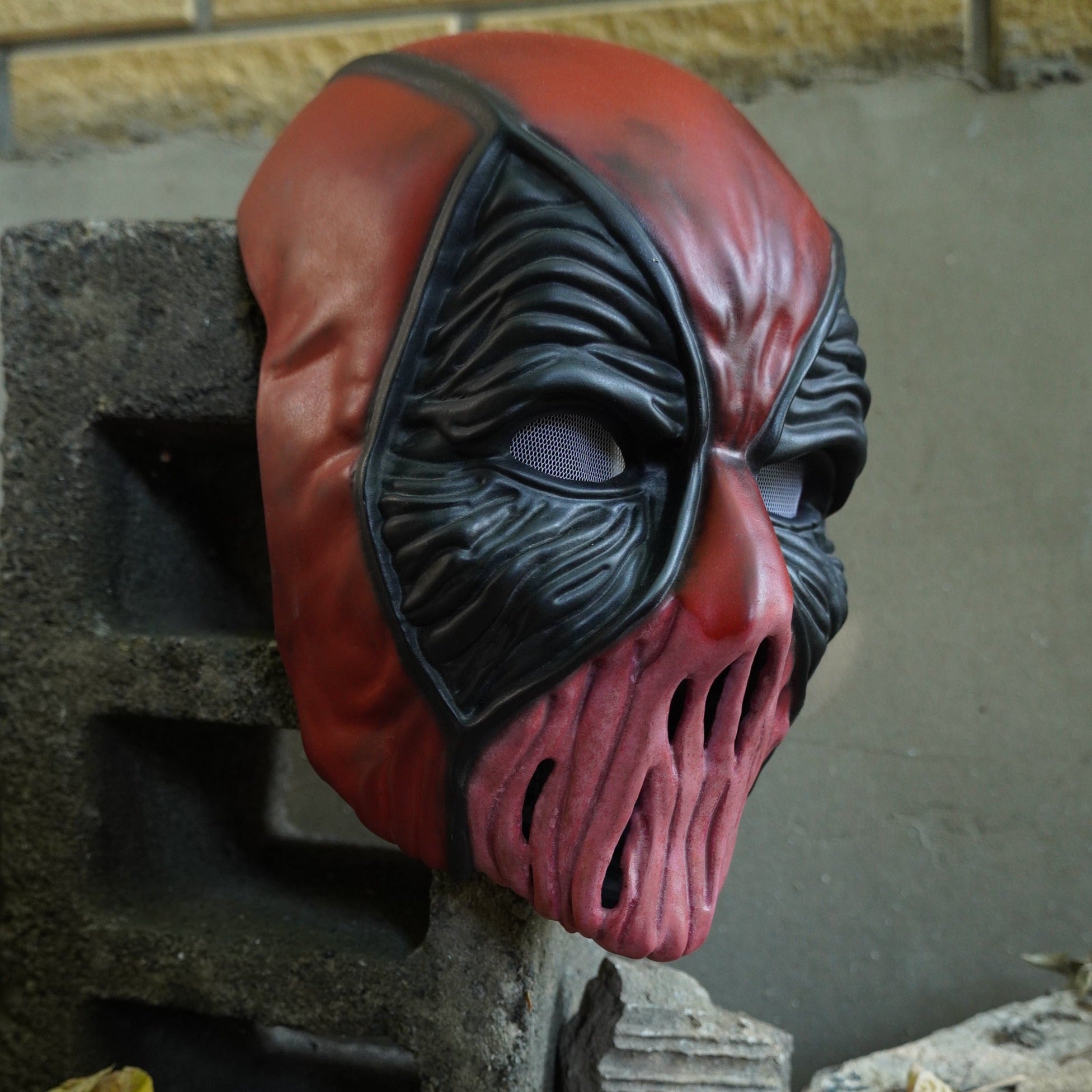 Deadpool Melted Face Cosplay Mask