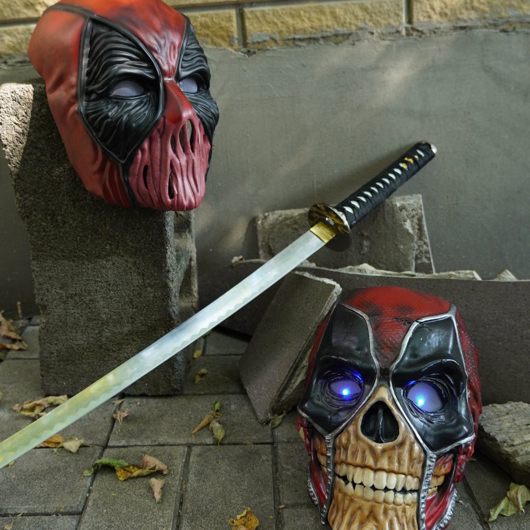 Deadpool Melted Face Cosplay Mask