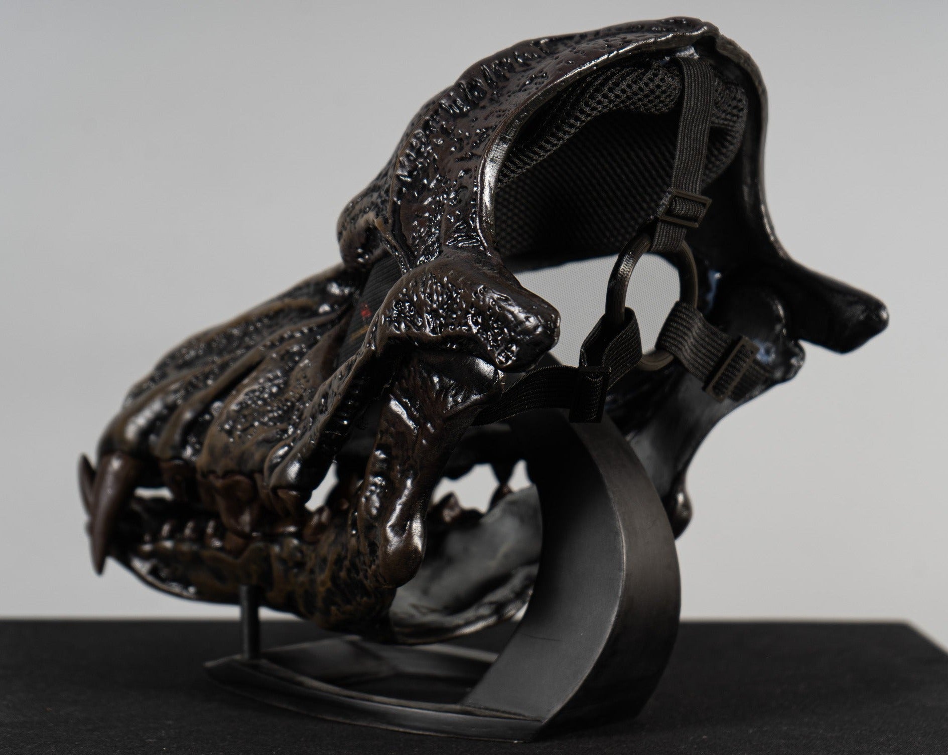 Wolf Skull Mask Black with Moving Jaw