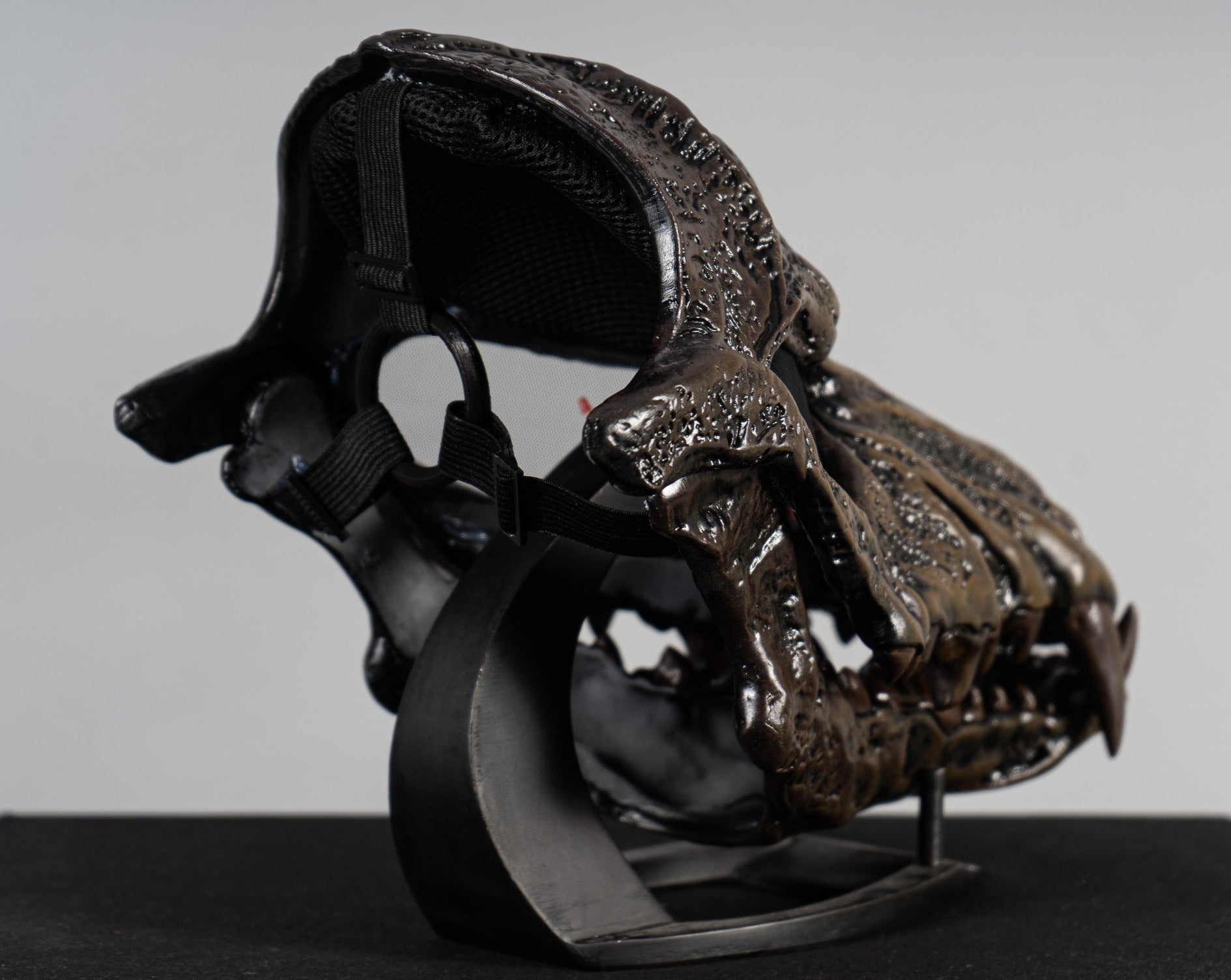 Wolf Skull Mask Black with Moving Jaw