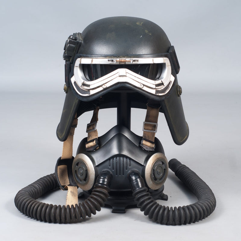 Andor Mudtrooper Helmet Black with Goggles, Respirator, and Hoses - 3D Planet Props Costume Like on Photo