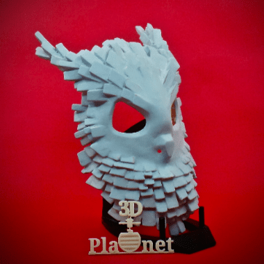 Owl Mask Raw Kit 3D Print