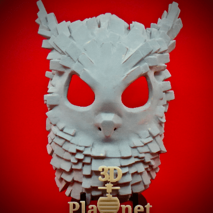 Owl Mask Raw Kit 3D Print