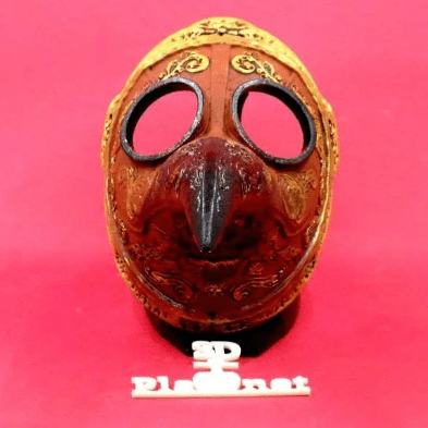 3D Printed Plague Doctor Mask Hand newest Painted