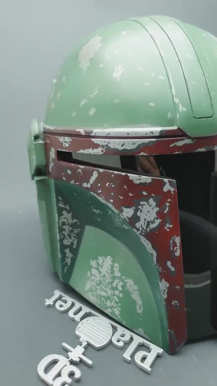 MandoBoba Helmet / Custom Painted Bounty Hunter Helmet