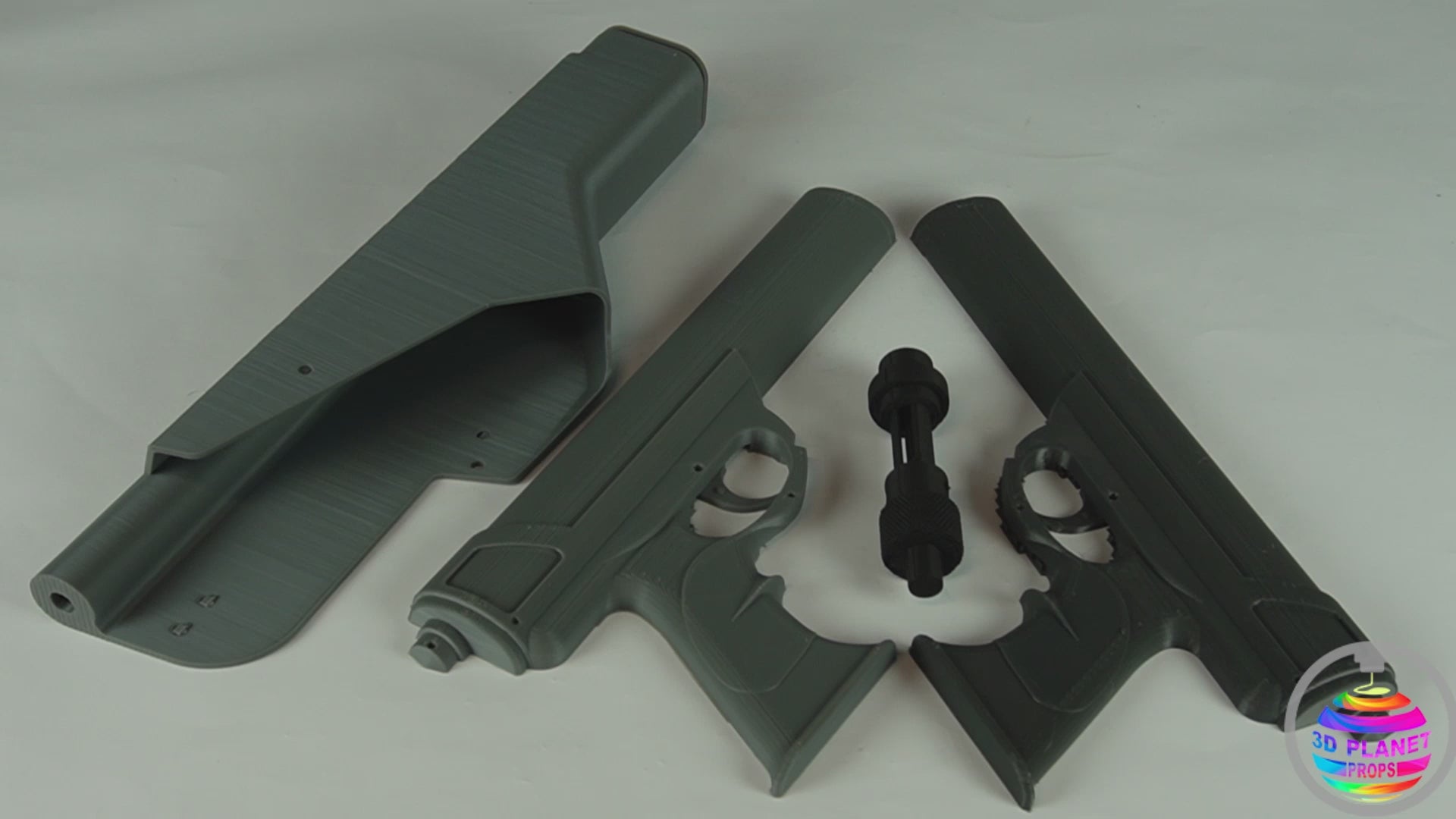 Boba Fett Blaster K-11 Sacros Raw Kit 3D Print