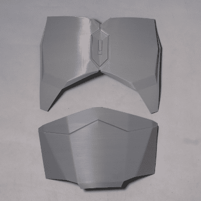 Mando Belly Protection Armor Raw Kit 3D Print