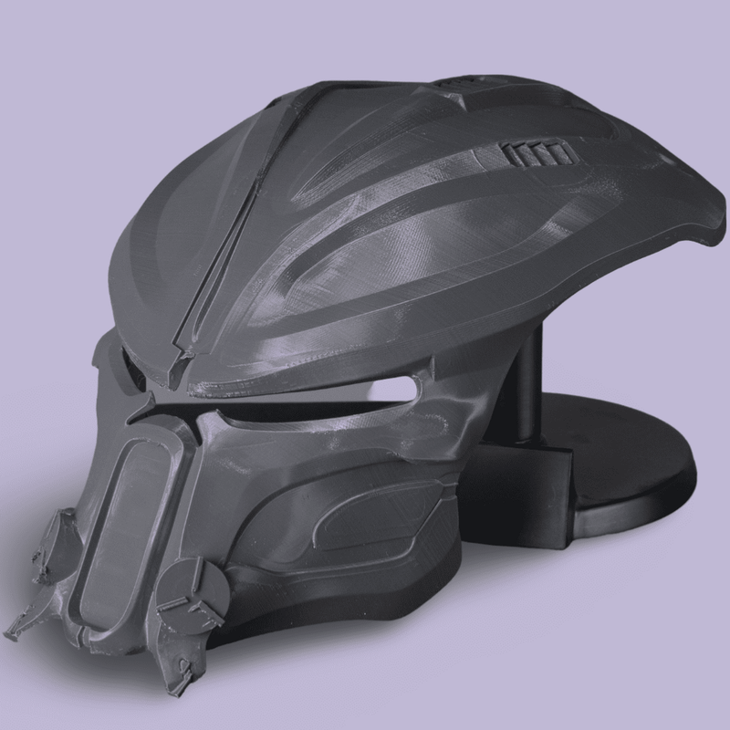 Predator Mask NO Dreadlocks Raw Kit 3D Print