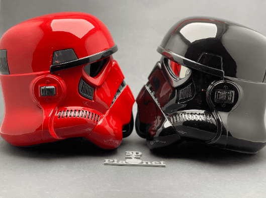 Crimson Stormtrooper Helmet / Magma Trooper / Red Stormtrooper helmet