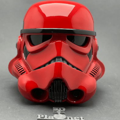 Crimson Stormtrooper Helmet / Magma Trooper / Red Stormtrooper helmet