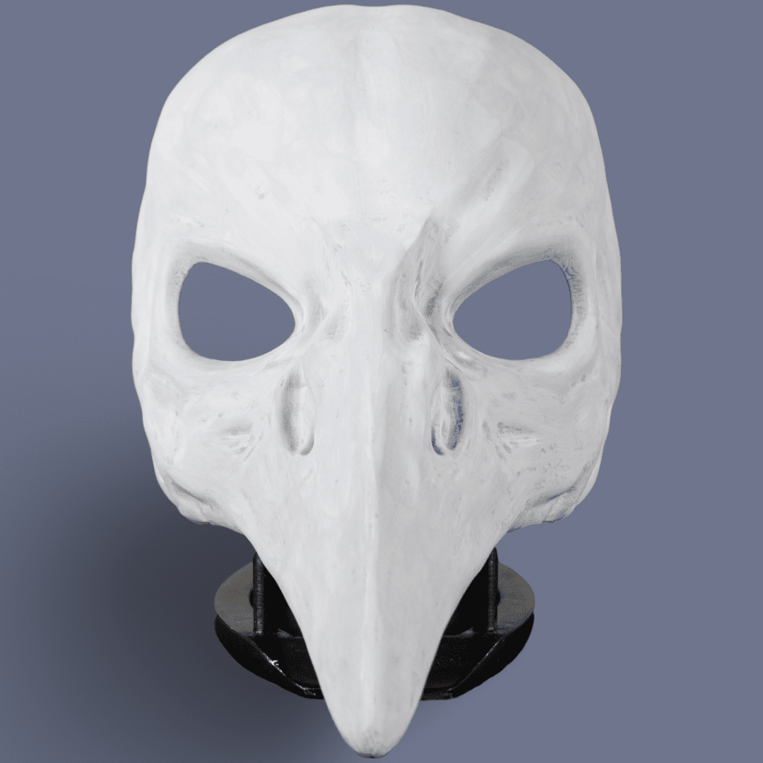 Crow Skull Mask-1 / Raw Kit 3D Print