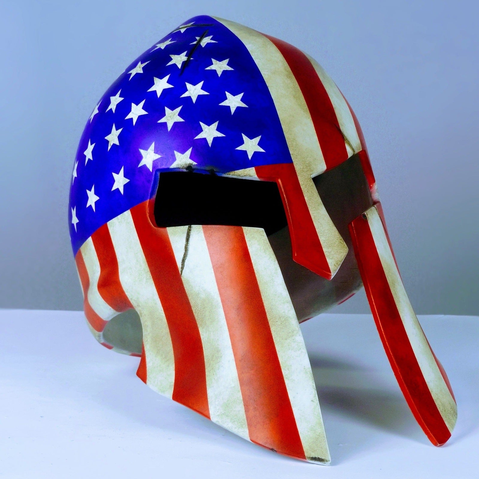 Custom Spartan Helmet with Any Flag