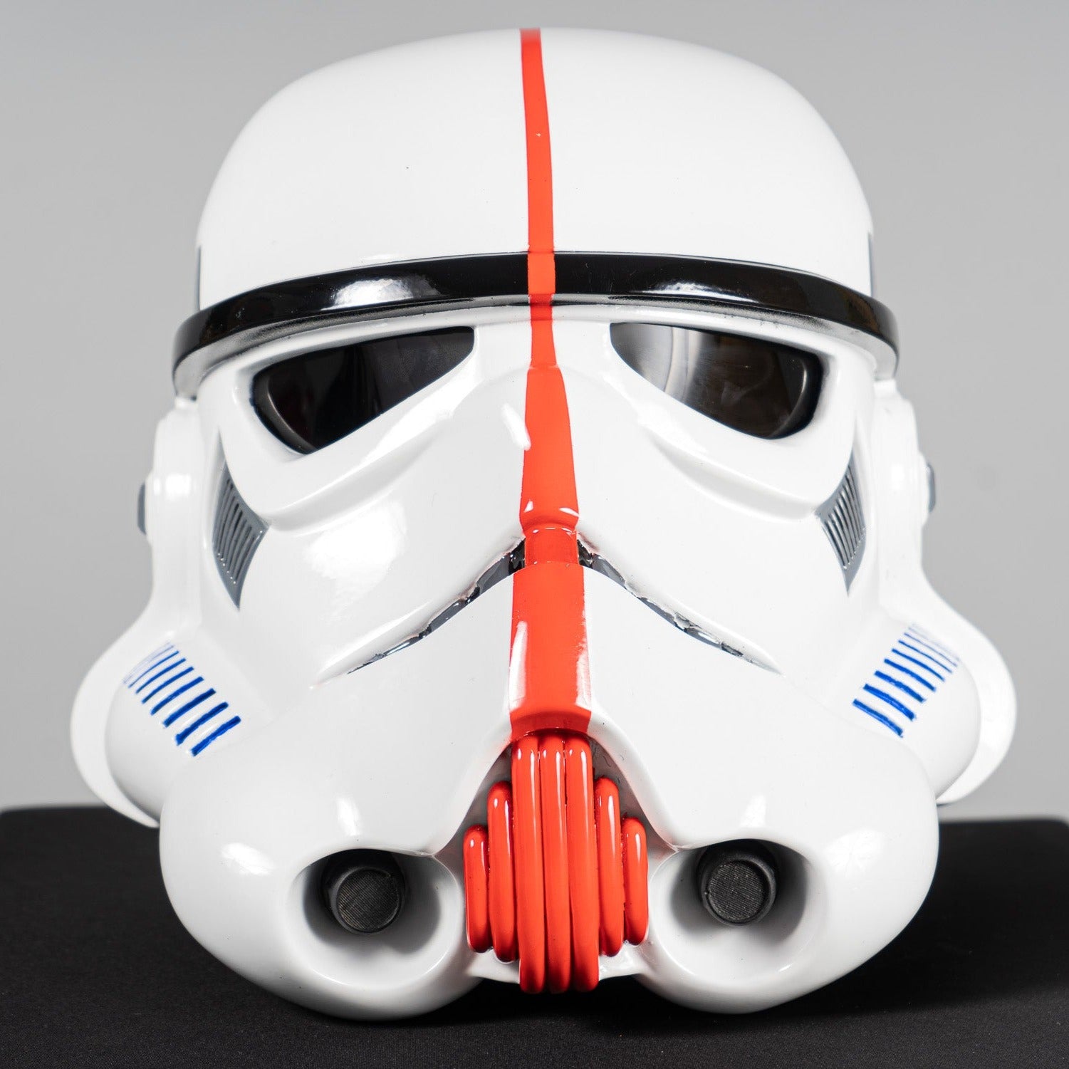 Stormtrooper Helmet White&Red - First Order Officer cosplay helmet - 3d ...