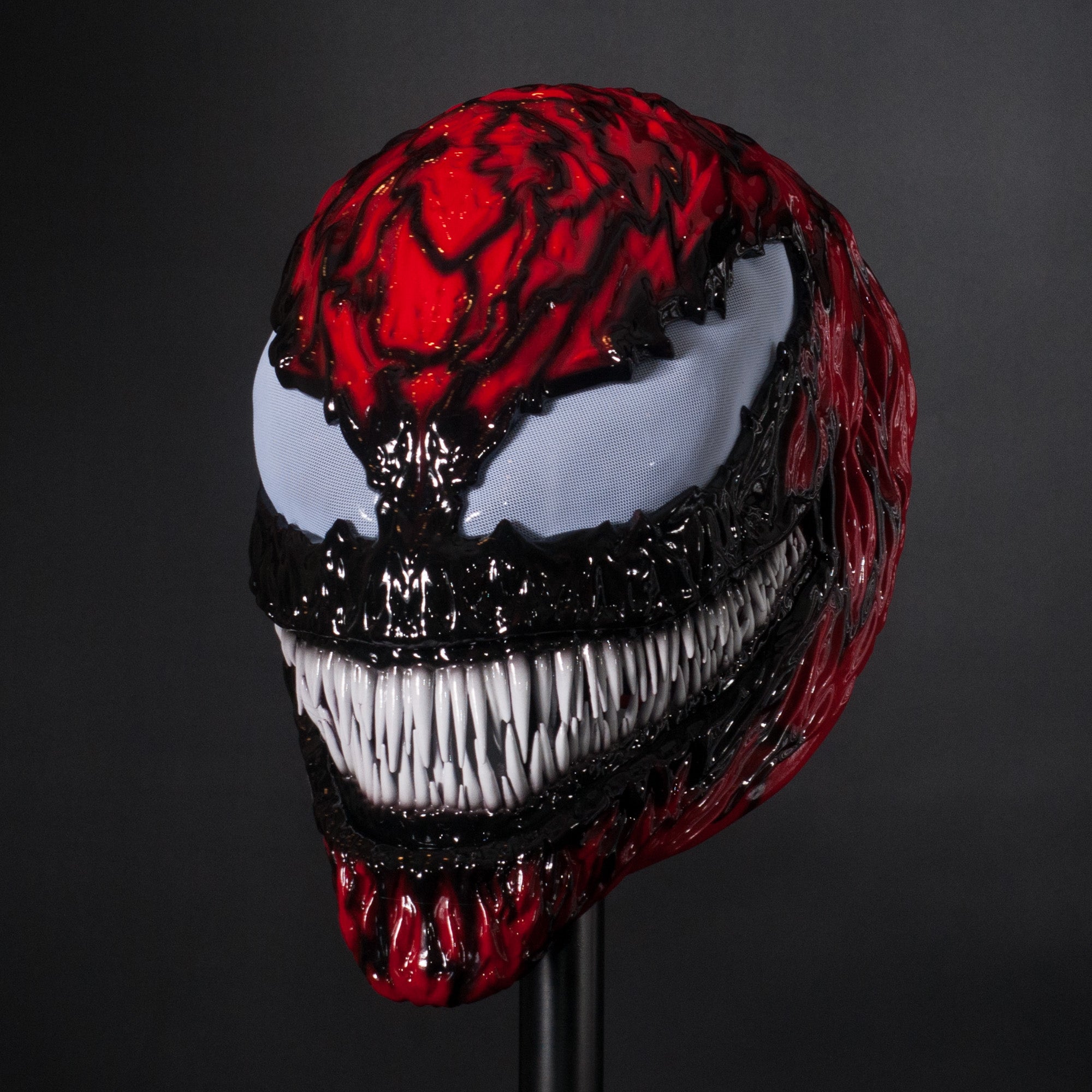 Custom Carnage Helmet-Mask Red&Black