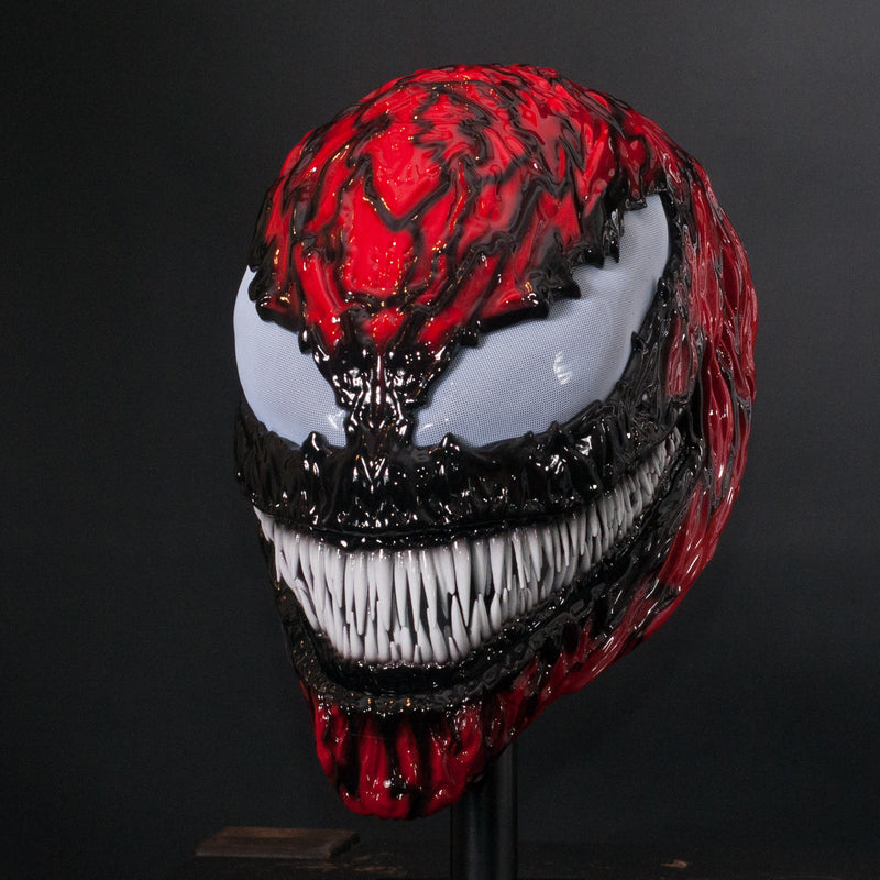 Custom Carnage Helmet-Mask Red&Black