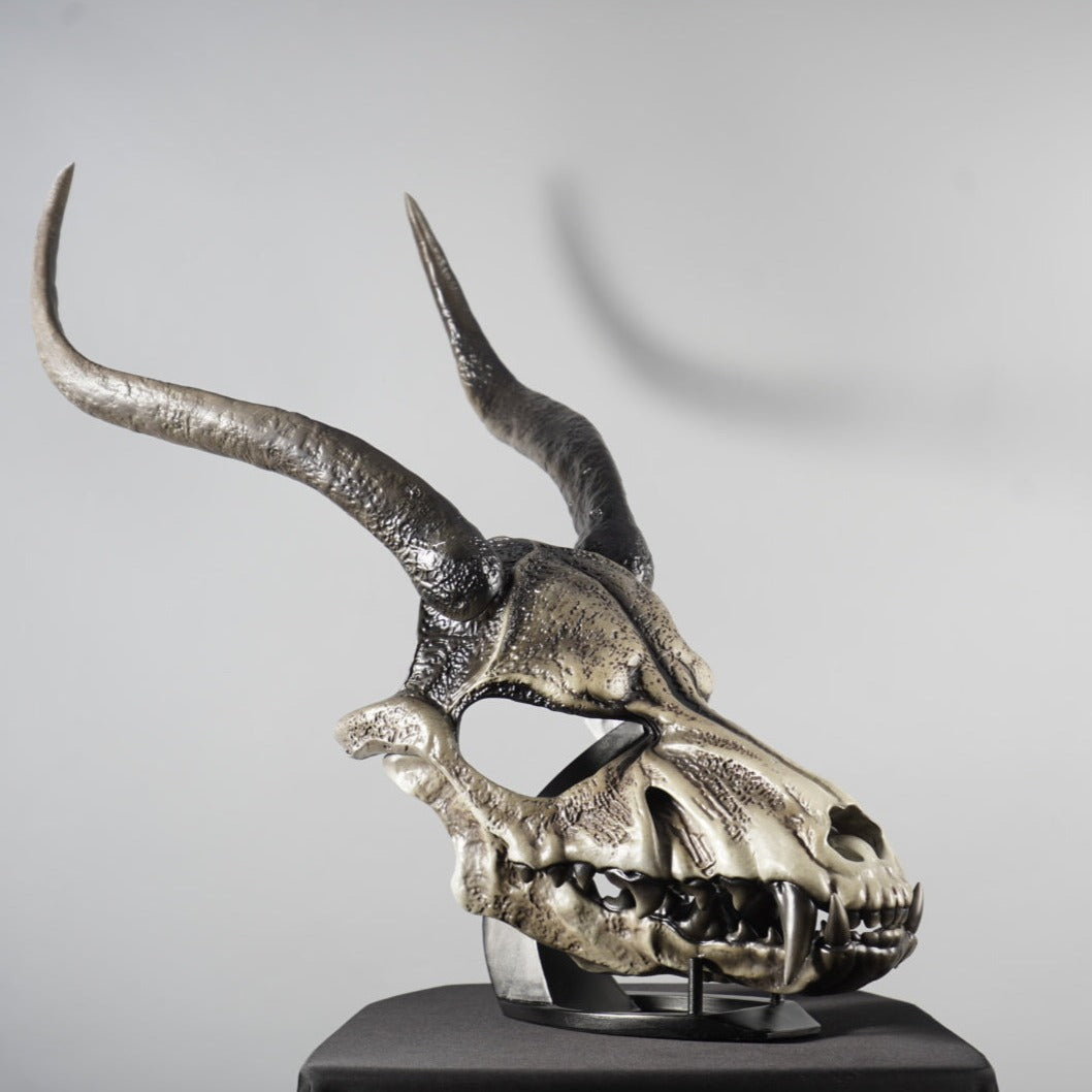 Wendigo Skull Mask with Long Horns / Forest Demon cosplay