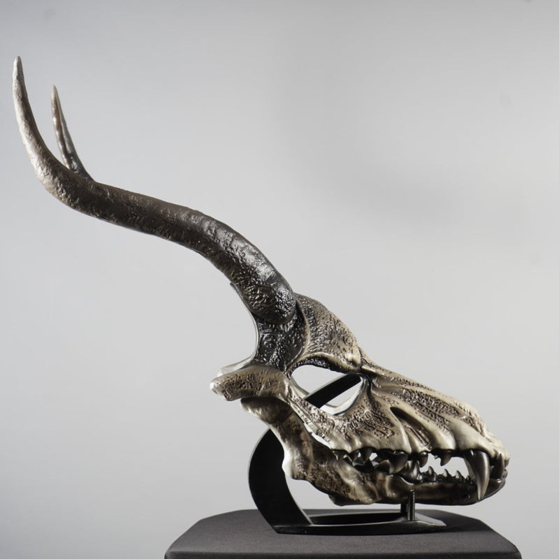 Wendigo Skull Mask with Long Horns / Forest Demon cosplay