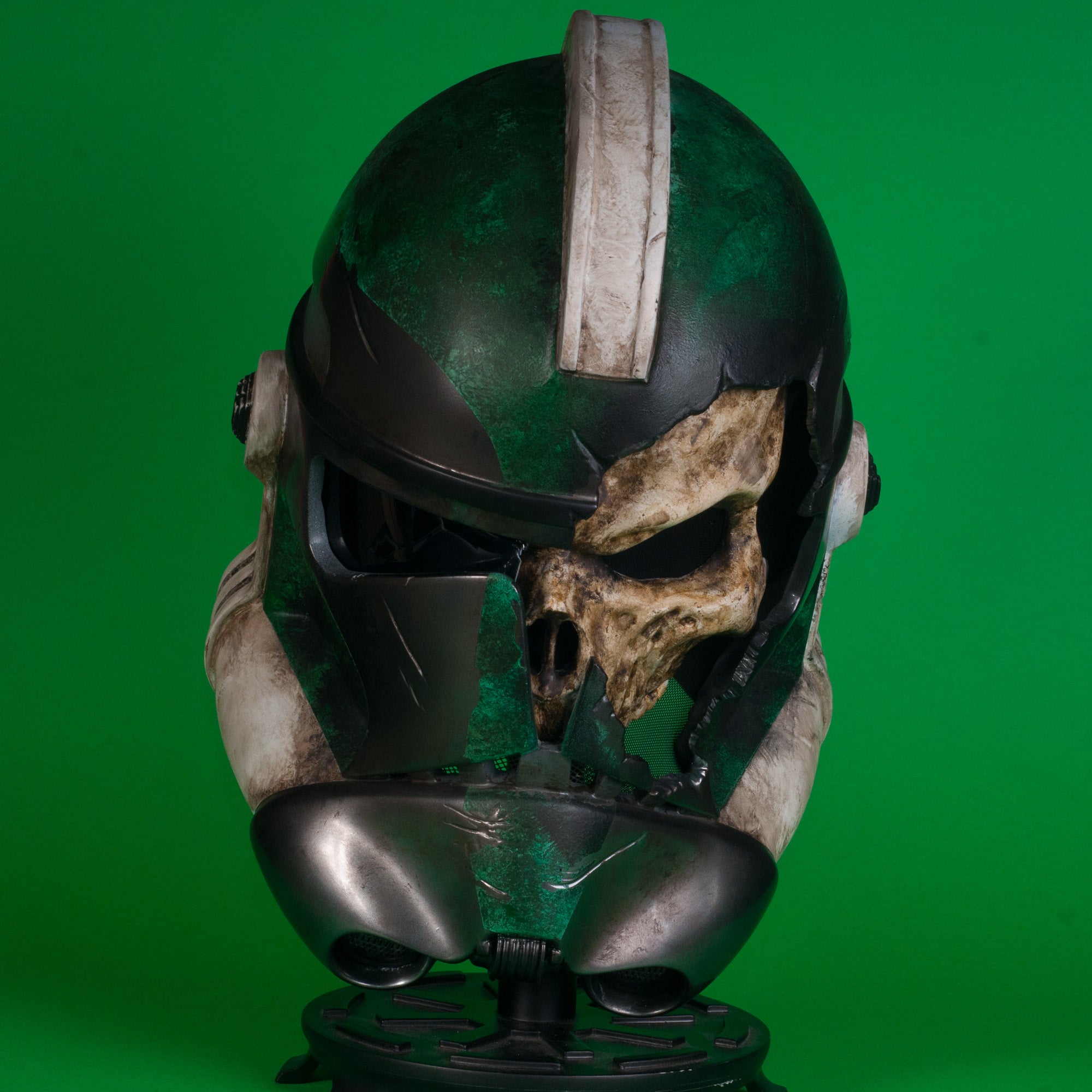 Custom Zombie Clone Trooper Helmet