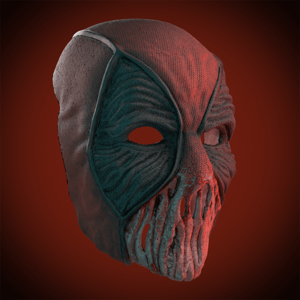 Deadpool Mask 3D Model STL file