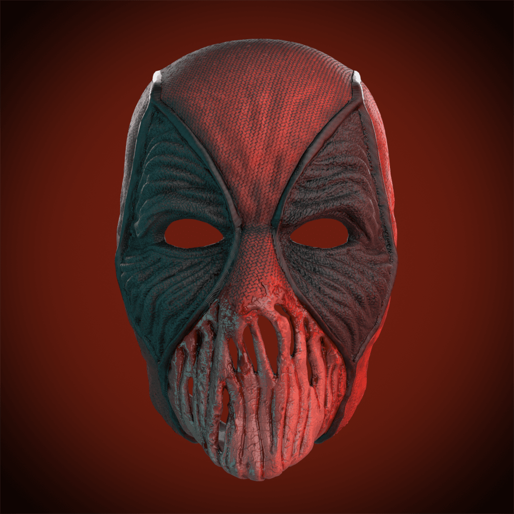 Deadpool Mask 3D Model STL file