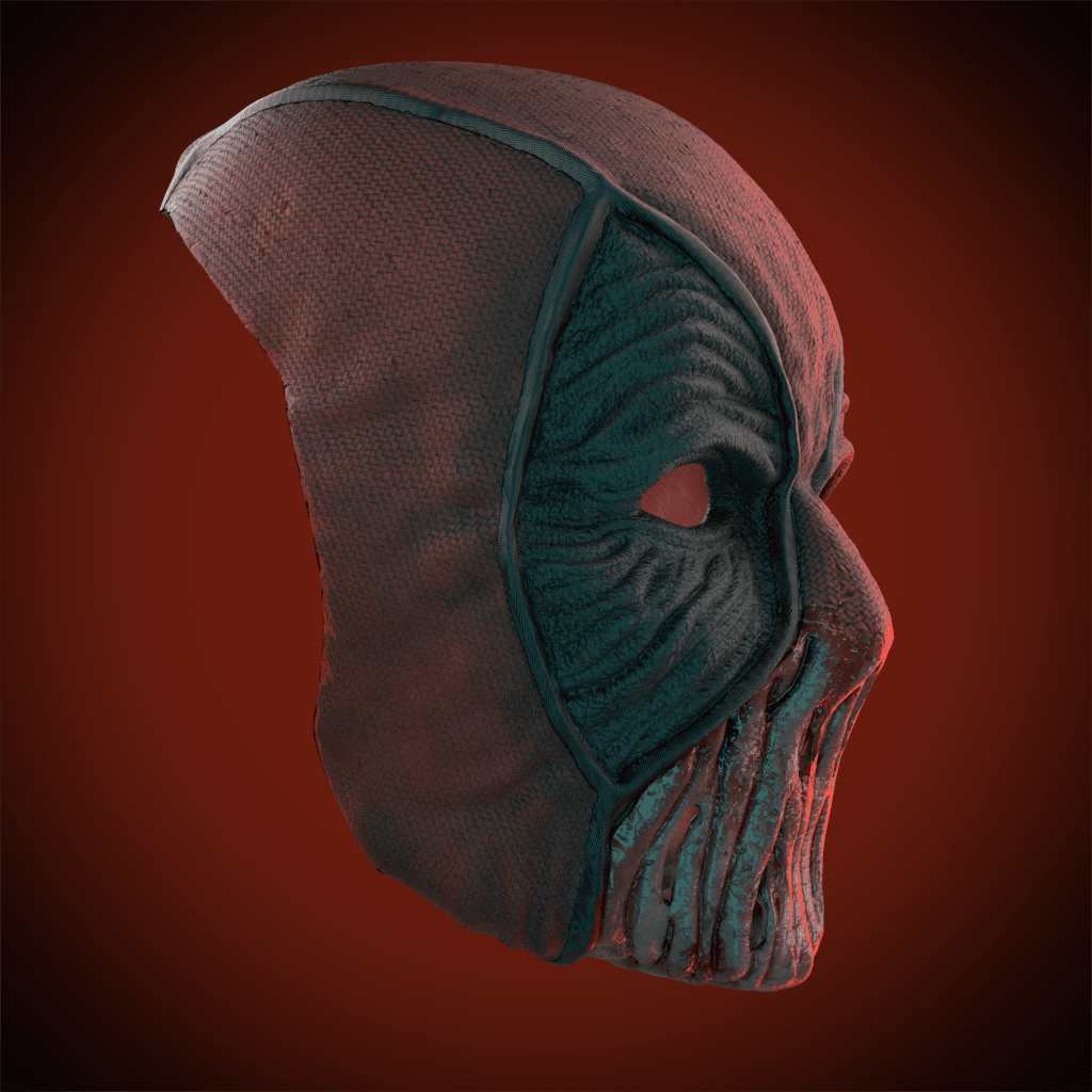 Deadpool Mask 3D Model STL file