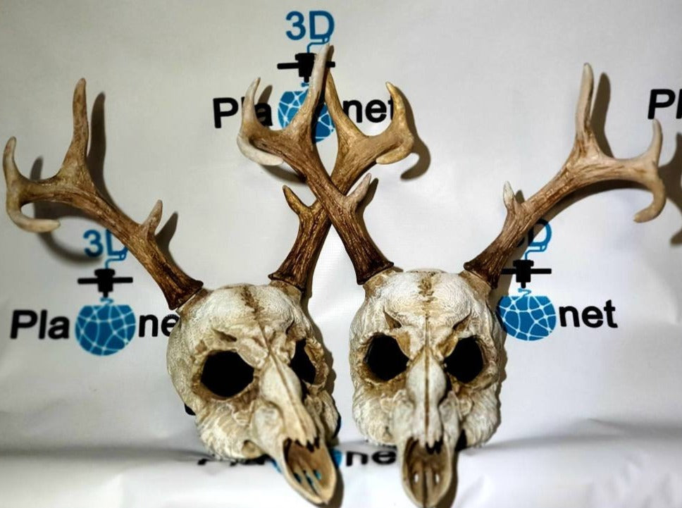 Deer Skull Mask White, Black, Gold, Silver, Bony paint, Any color