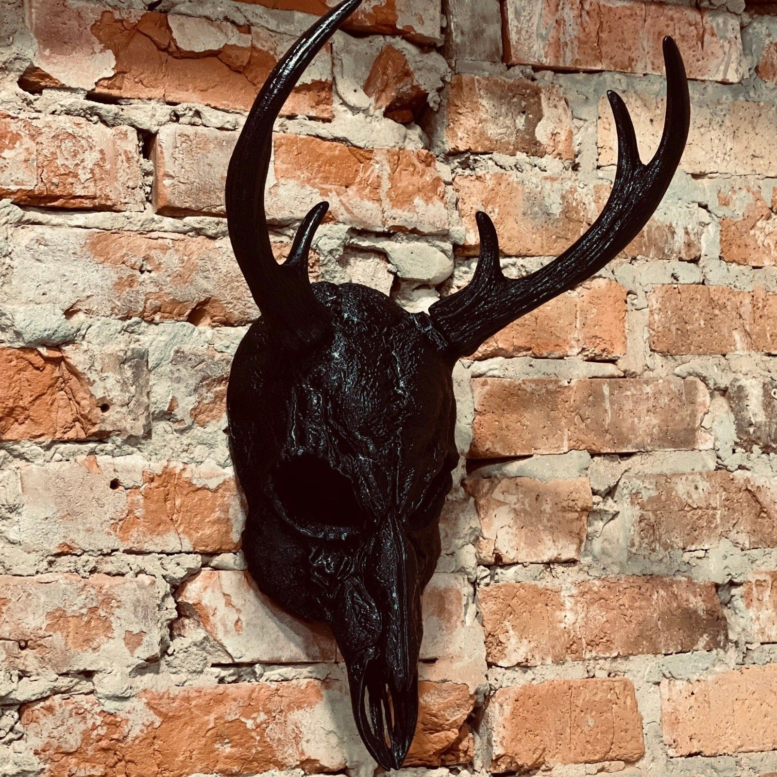 Deer Skull Mask White, Black, Gold, Silver, Bony paint, Any color