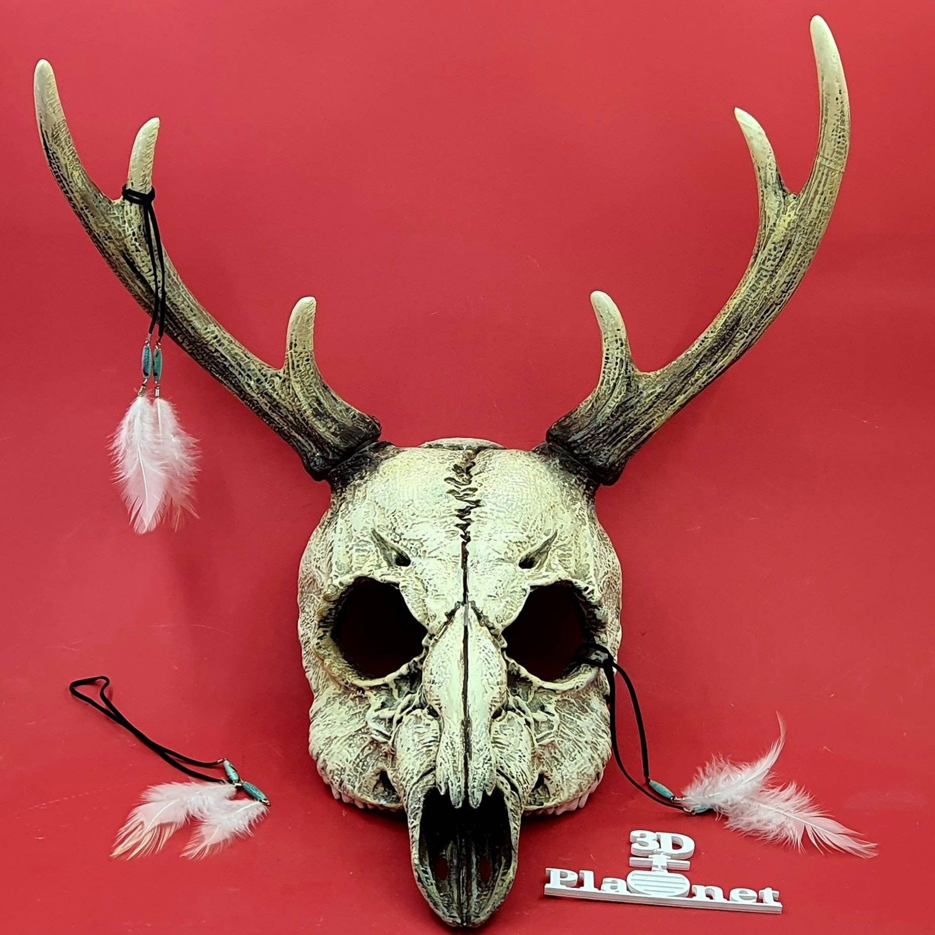 Deer Skull Mask White, Black, Gold, Silver, Bony paint, Any color