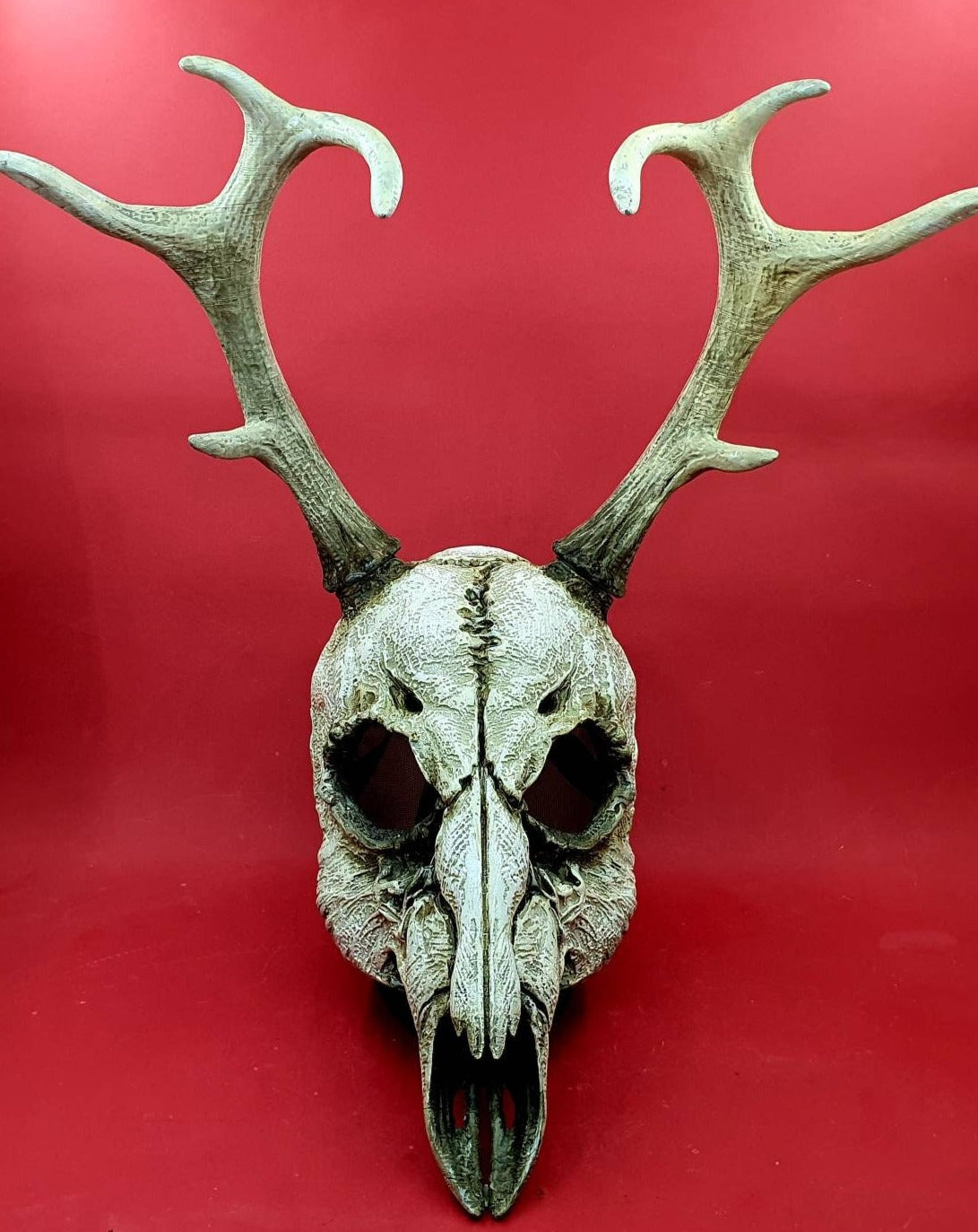 Deer Skull Mask White, Black, Gold, Silver, Bony paint, Any color