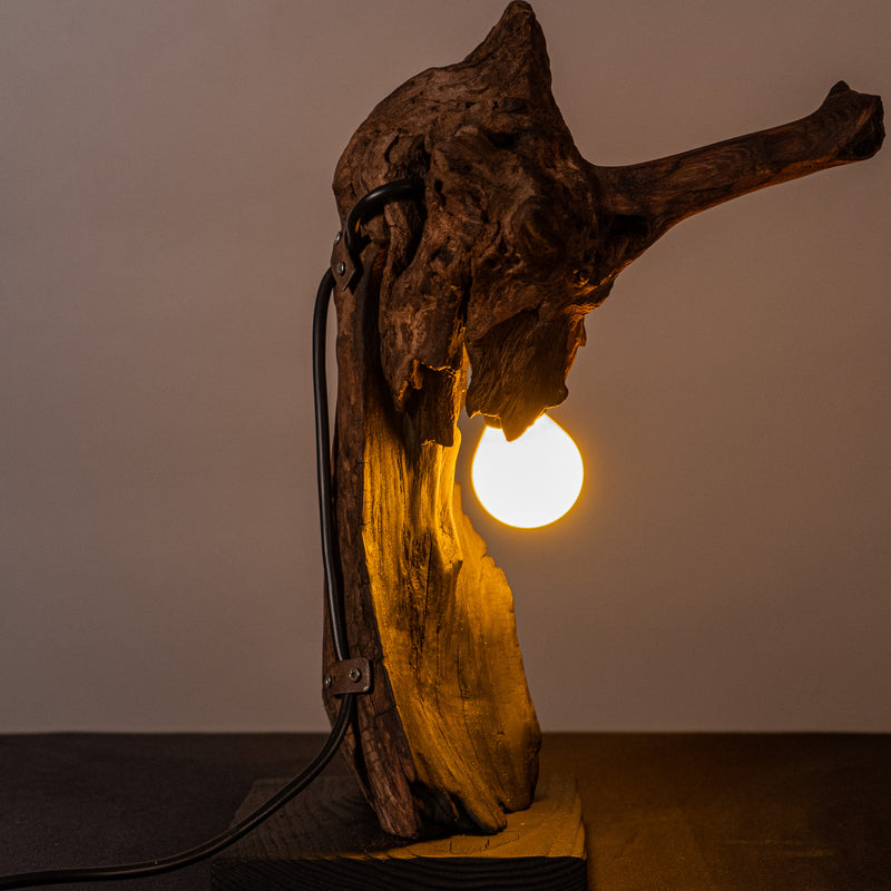 Handmade Wood Lamp1 Interior Decor