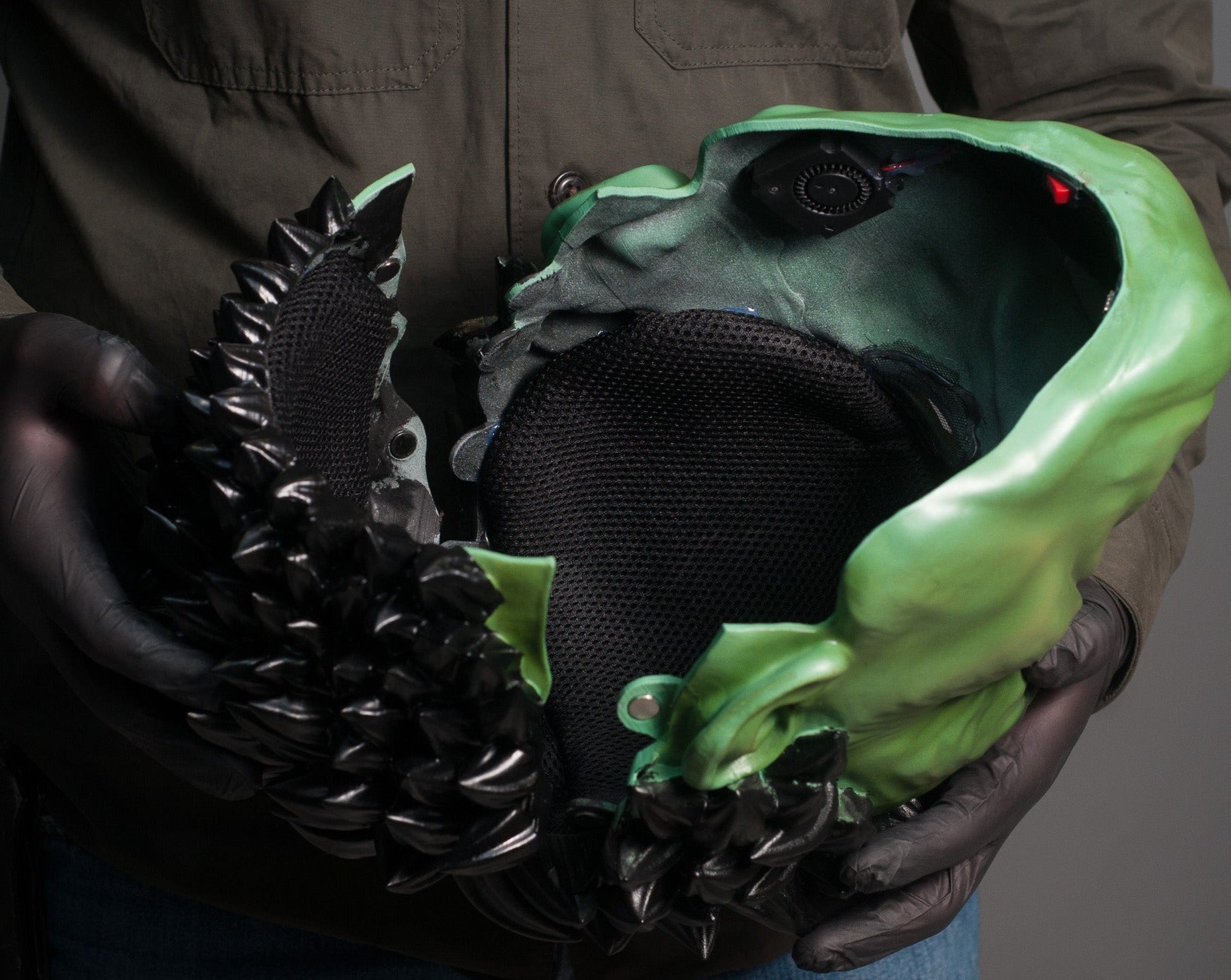 Hulk Mask / Two Piece Helmet for Cosplay