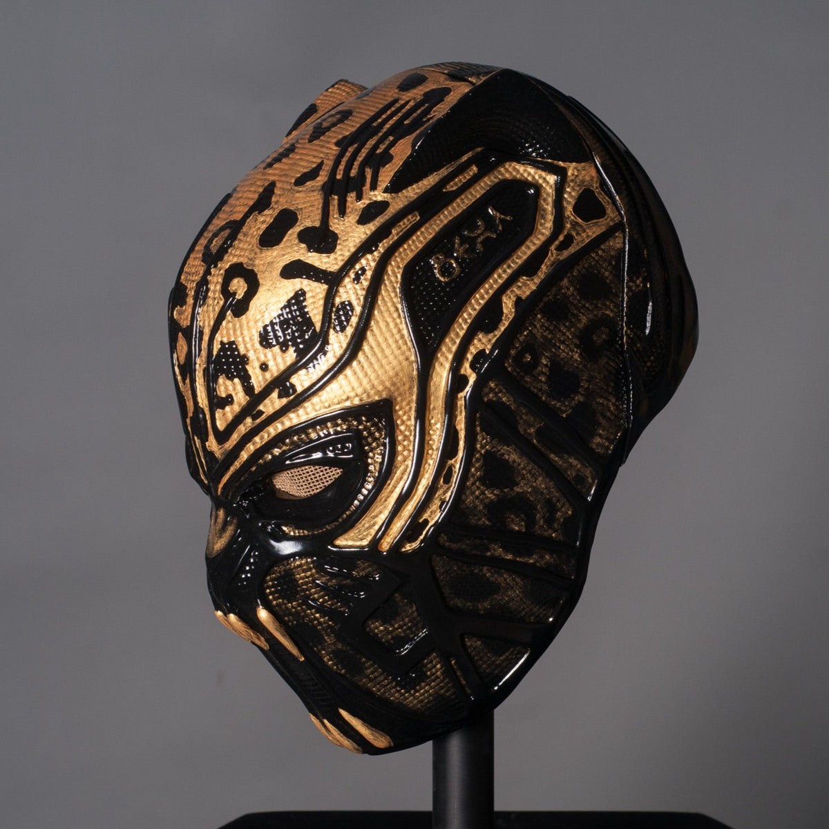 Golden Jaguar Mask (Killmonger Helmet) - 3D Planet Props