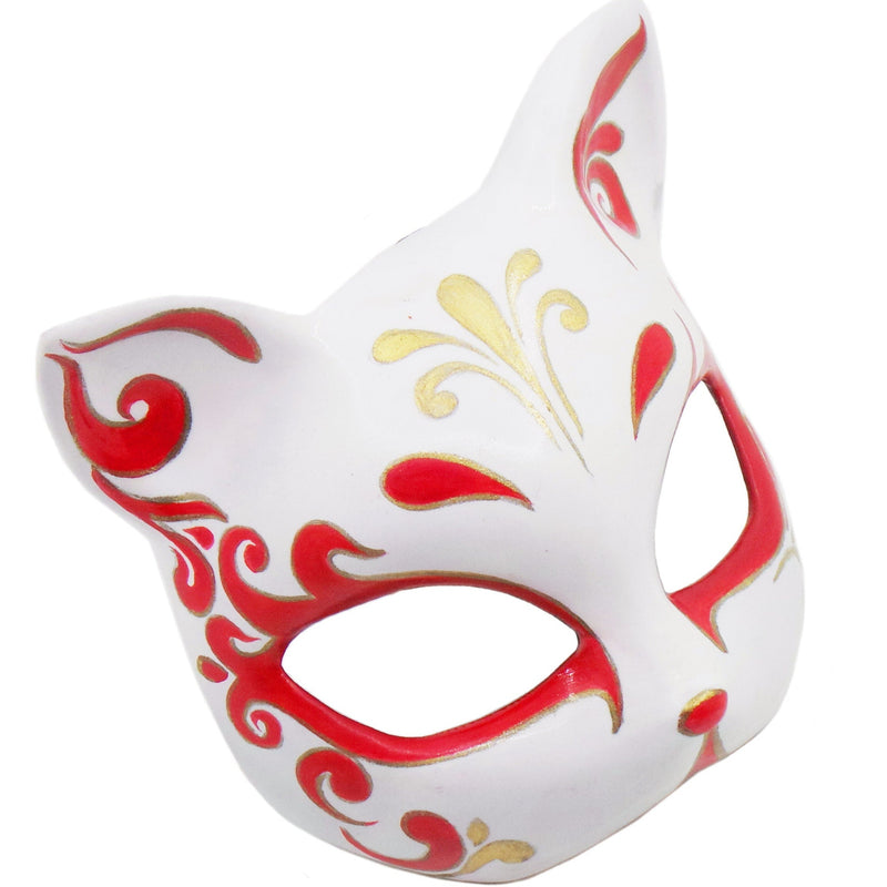 Kitsune Red Fox Cat Mask - 3D Planet Props Kids
