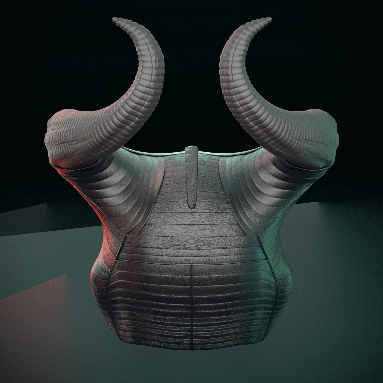 Maleficent Helmet 3D Model STL file