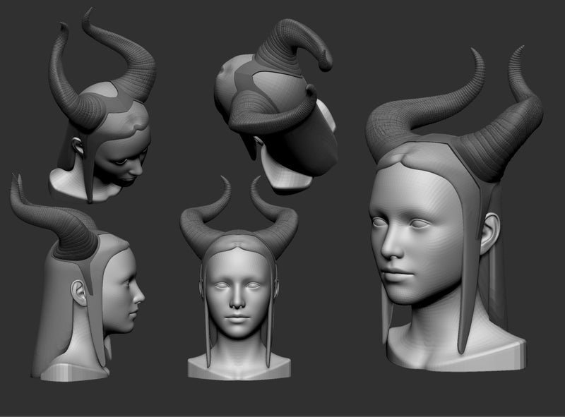 Maleficent Hoop 3D Model STL file