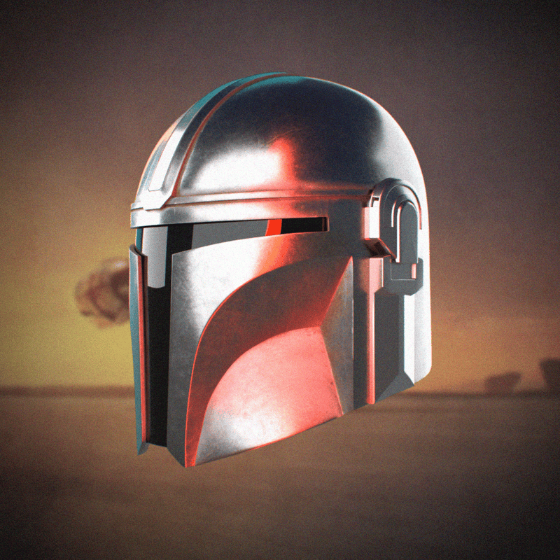 Mandalorian Helmet 3D Model STL file