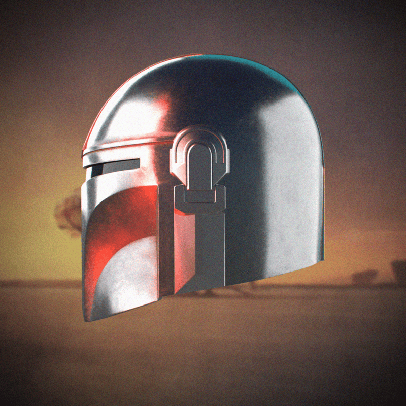 Mandalorian Helmet 3D Model STL file