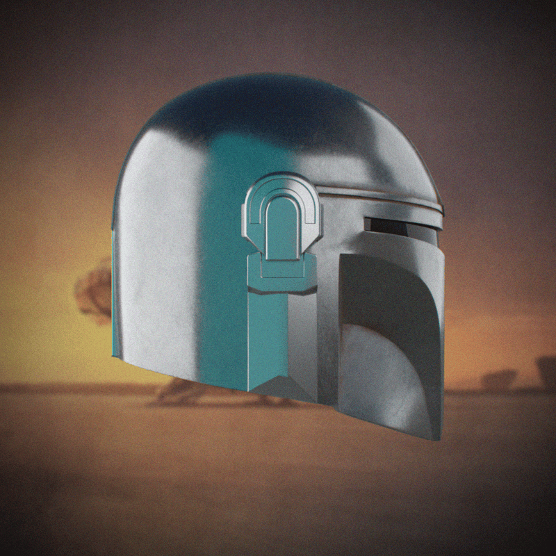 Mandalorian Helmet 3D Model STL file