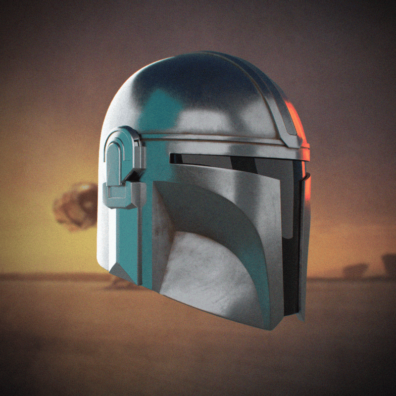 Mandalorian Helmet 3D Model STL file