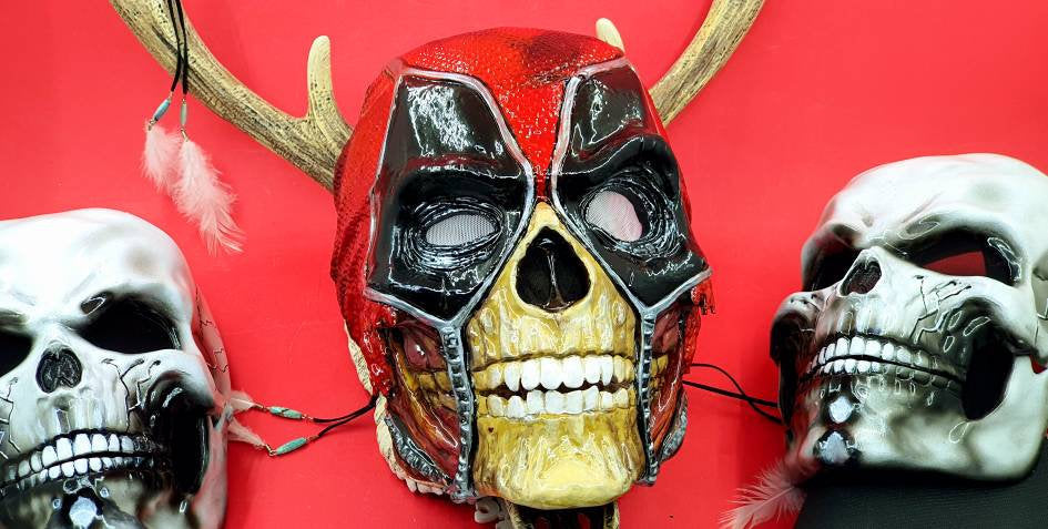 Merc Skull Mask / Zombie Helmet / Undead Cosplay