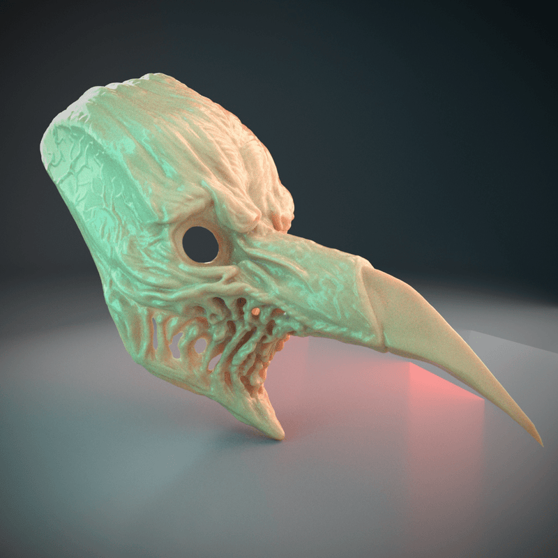 Reaper Skull Mask 3D Model / STL File Cosplay Mask / 3D Files