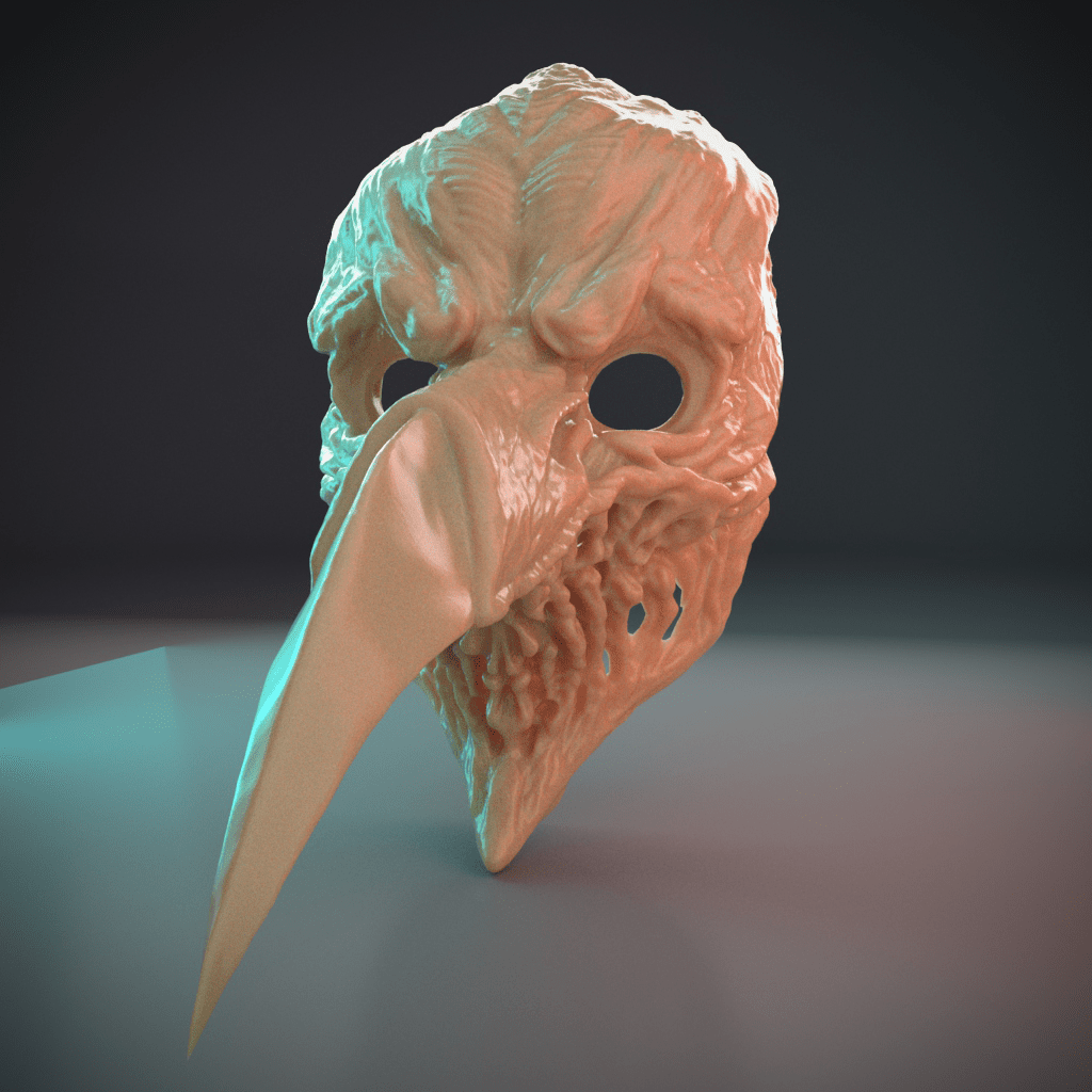 Reaper Skull Mask 3D Model STL files