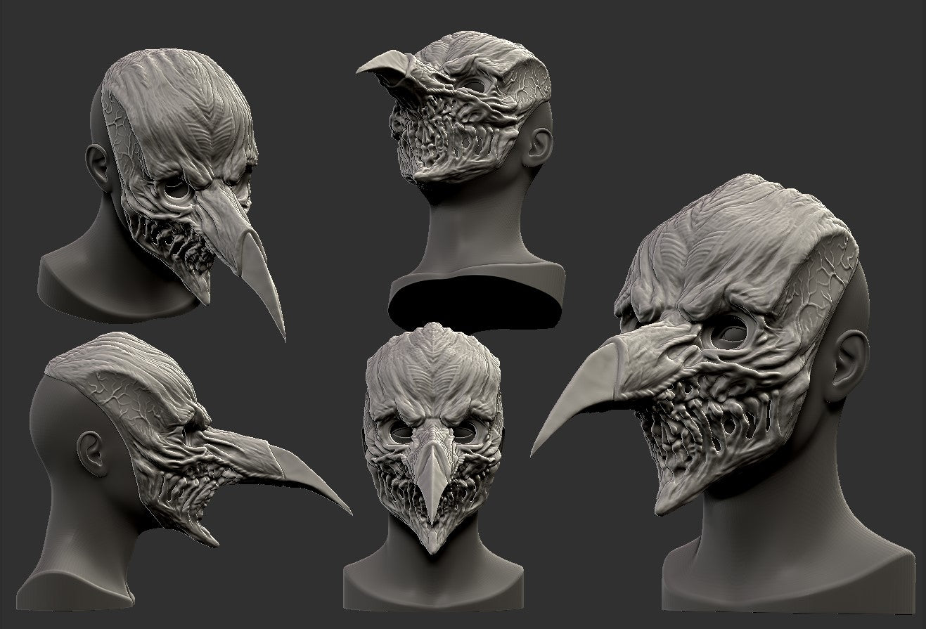 Reaper Skull Mask 3D Model STL files