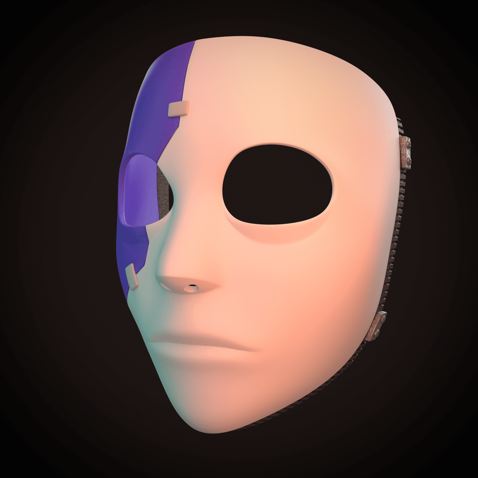 Sally Face Mask 3D Model STL file