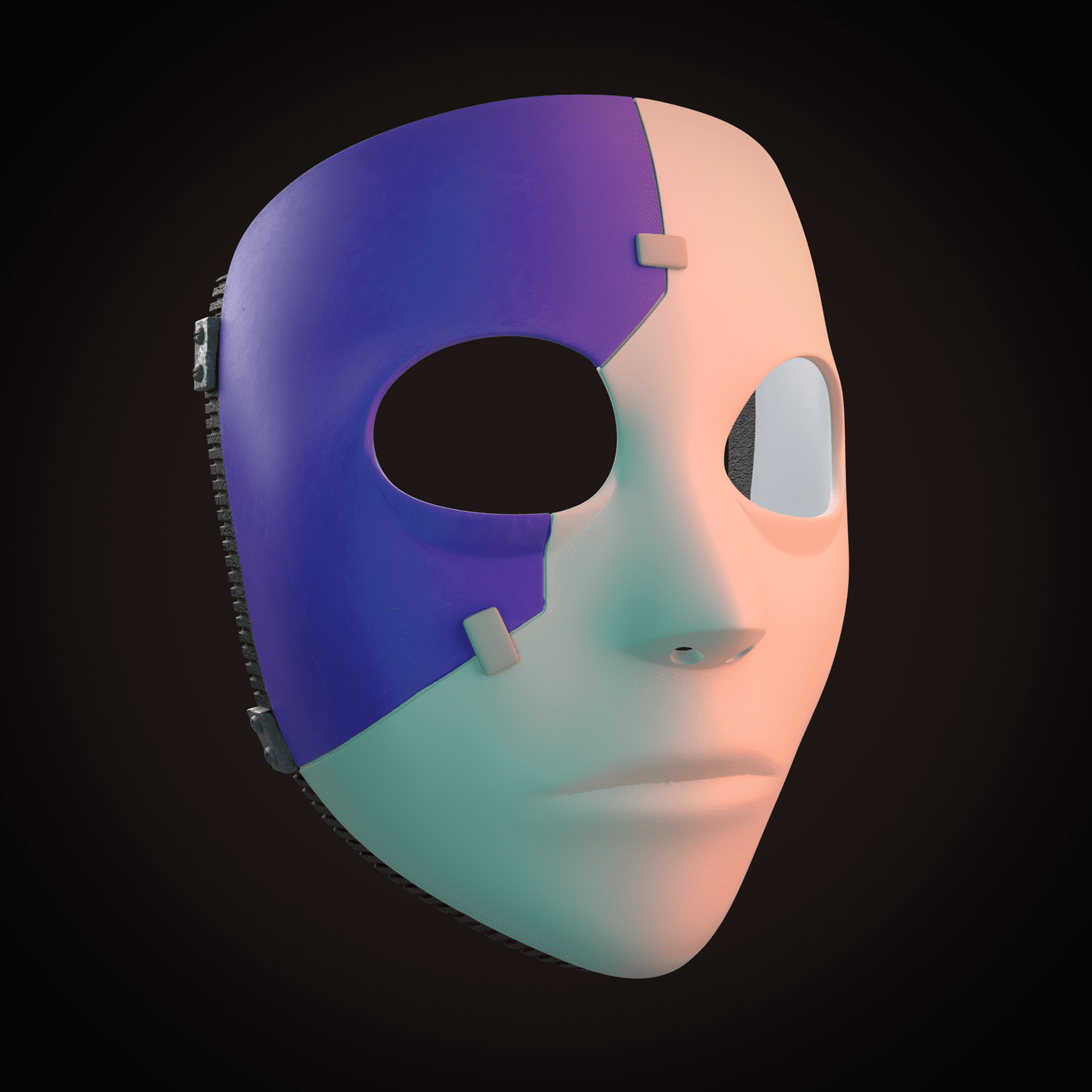 Sally Face Mask 3D Model STL file