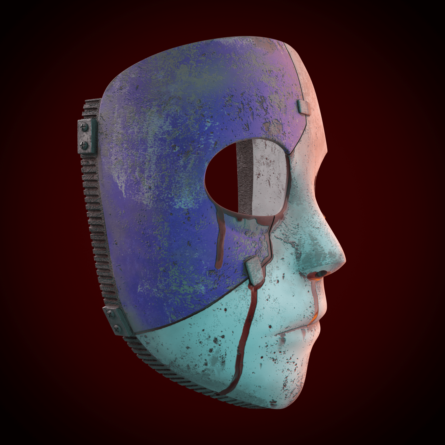 Sally Face Mask 3D Model STL file