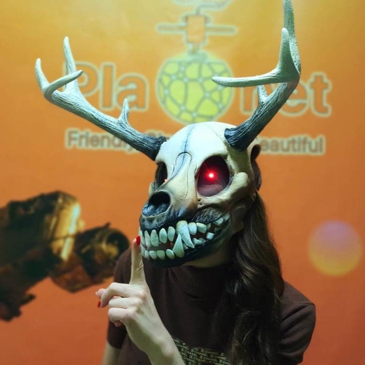 Deer Skull Wolf Mask / Wendigo Cosplay Mask